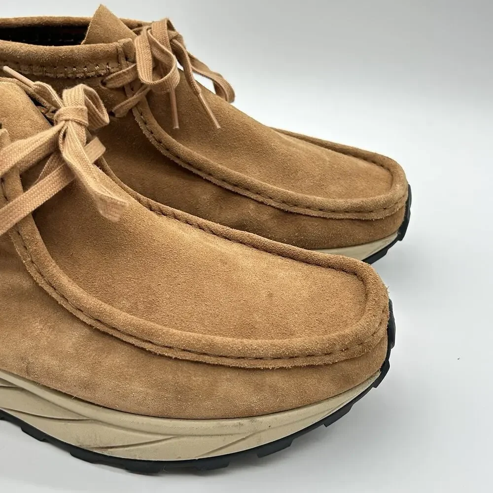 Clarks Originals Men's Wallabee Eden Oxford Boot Camel Suede Size 9 Comfort